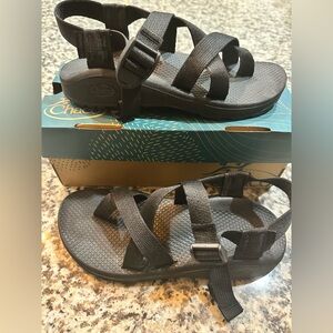 Chaco Black Strappy Outdoor Sandals